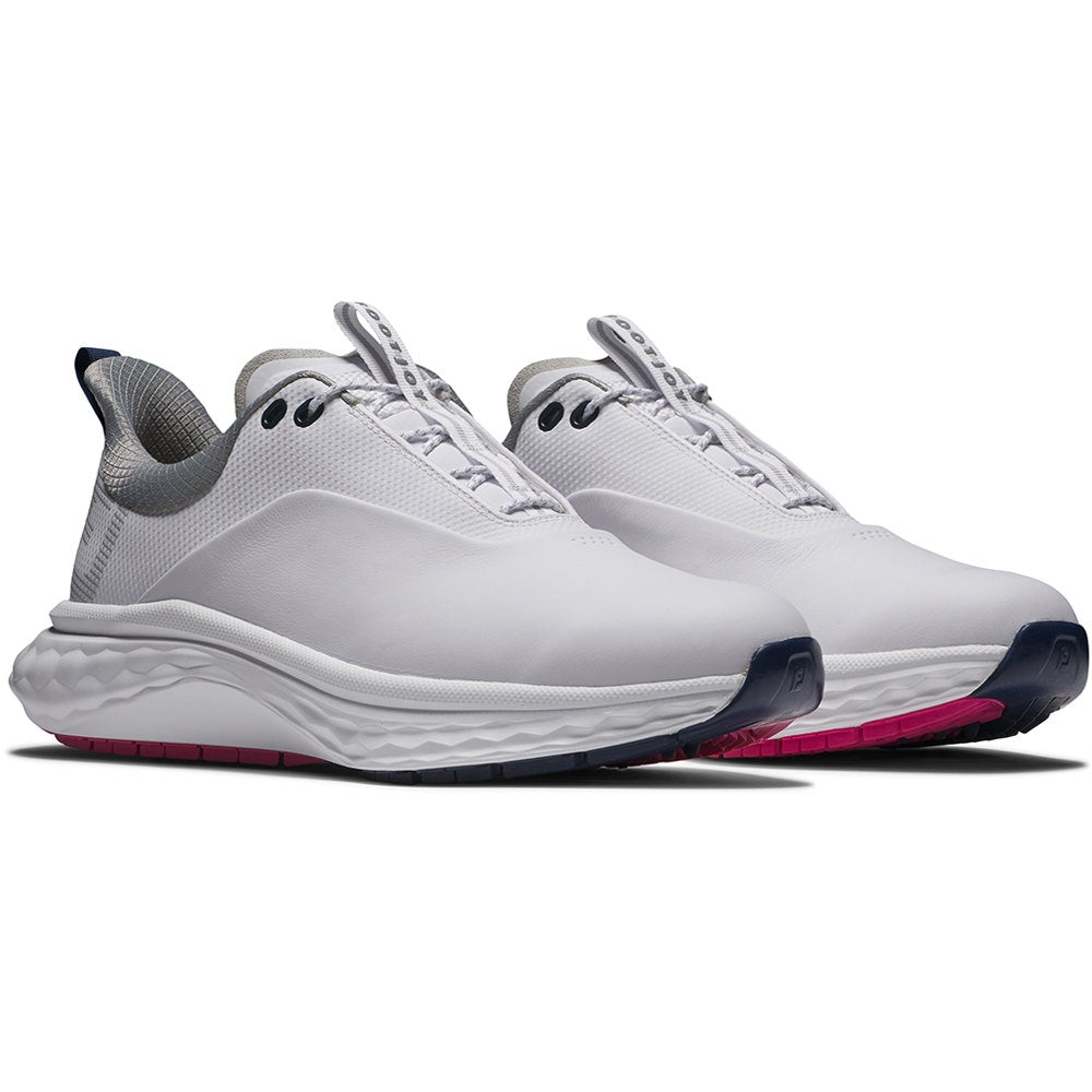 FootJoy Golf Shoes - FJ Quantum - White - Blue - Pink 2025