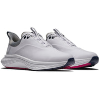 FootJoy Golf Shoes - FJ Quantum - White - Blue - Pink 2025