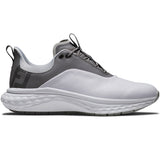 FootJoy Golf Shoes - FJ Quantum - White - Grey 2025