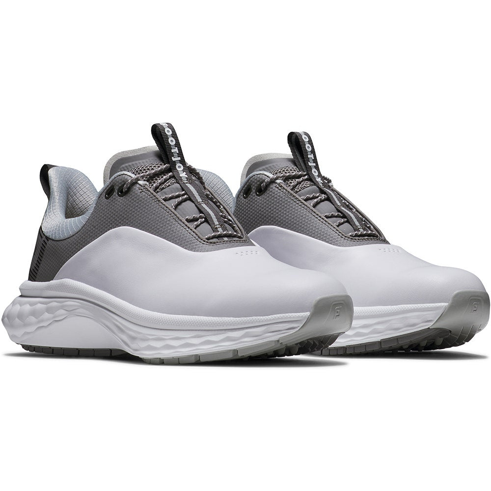 FootJoy Golf Shoes - FJ Quantum - White - Grey 2025