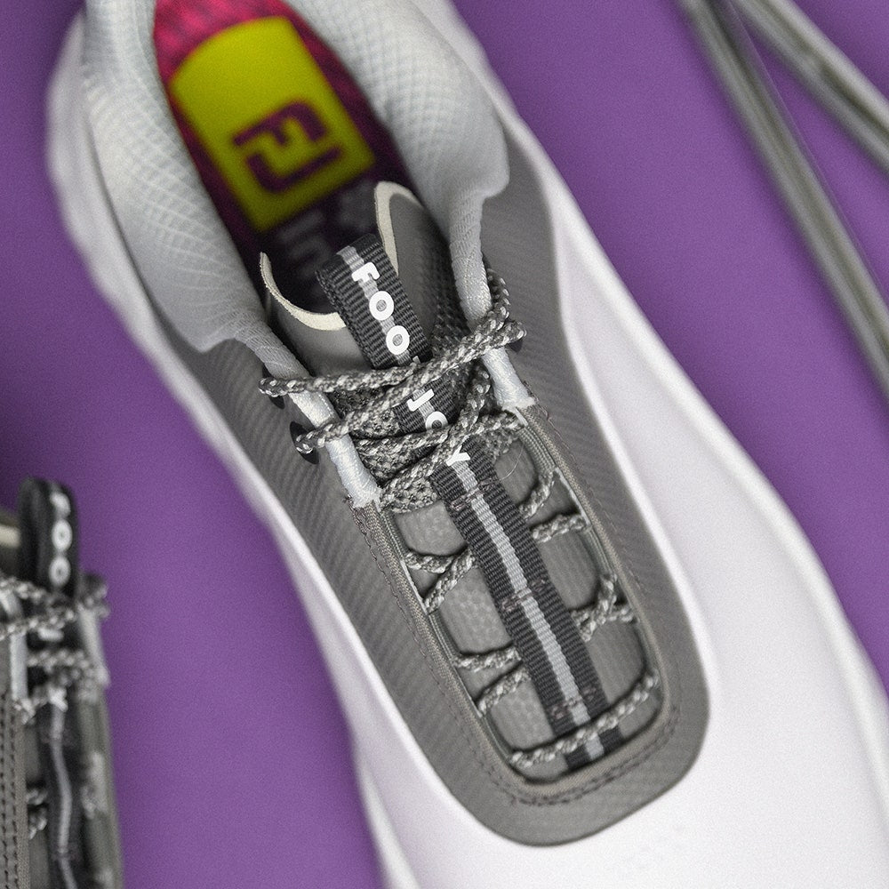 FootJoy Golf Shoes - FJ Quantum - White - Grey 2025