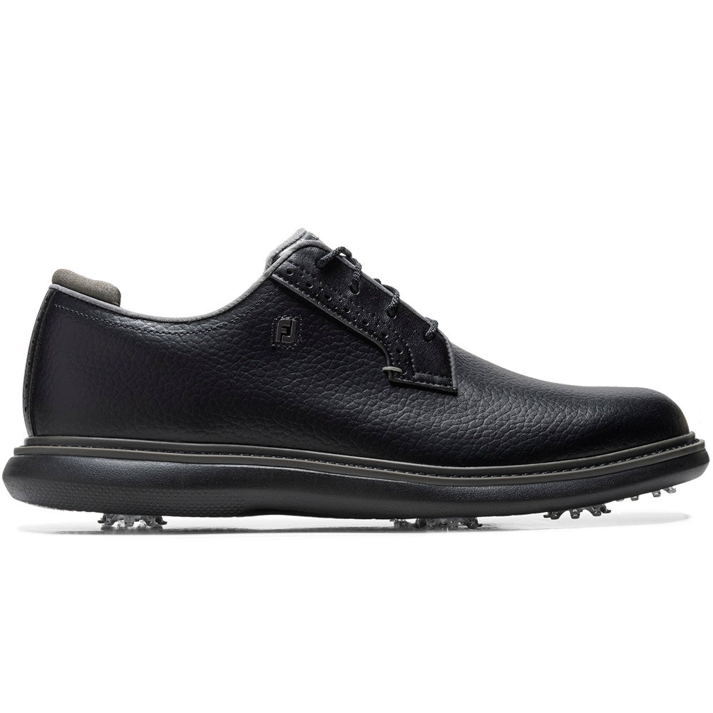 FootJoy Golf Shoes - FJ Traditions Blucher - Triple Black 2026
