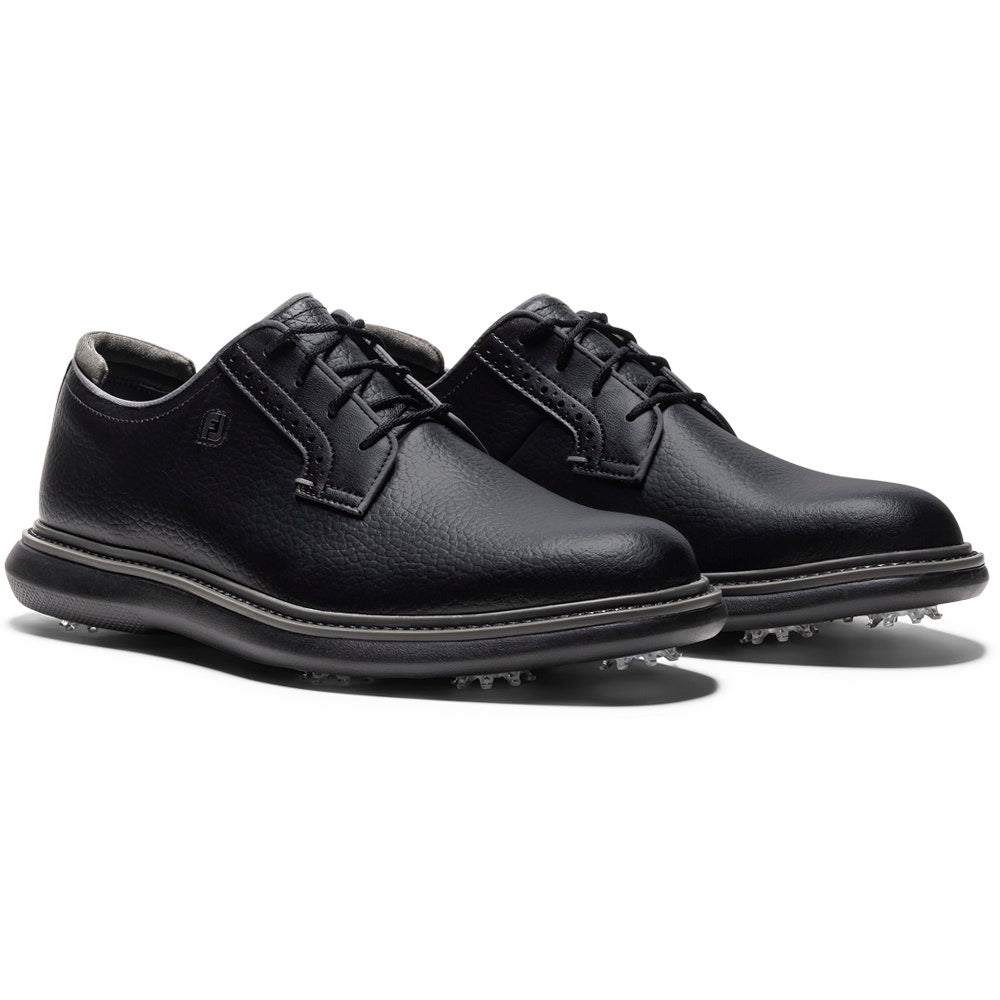 FootJoy Golf Shoes - FJ Traditions Blucher - Triple Black 2026