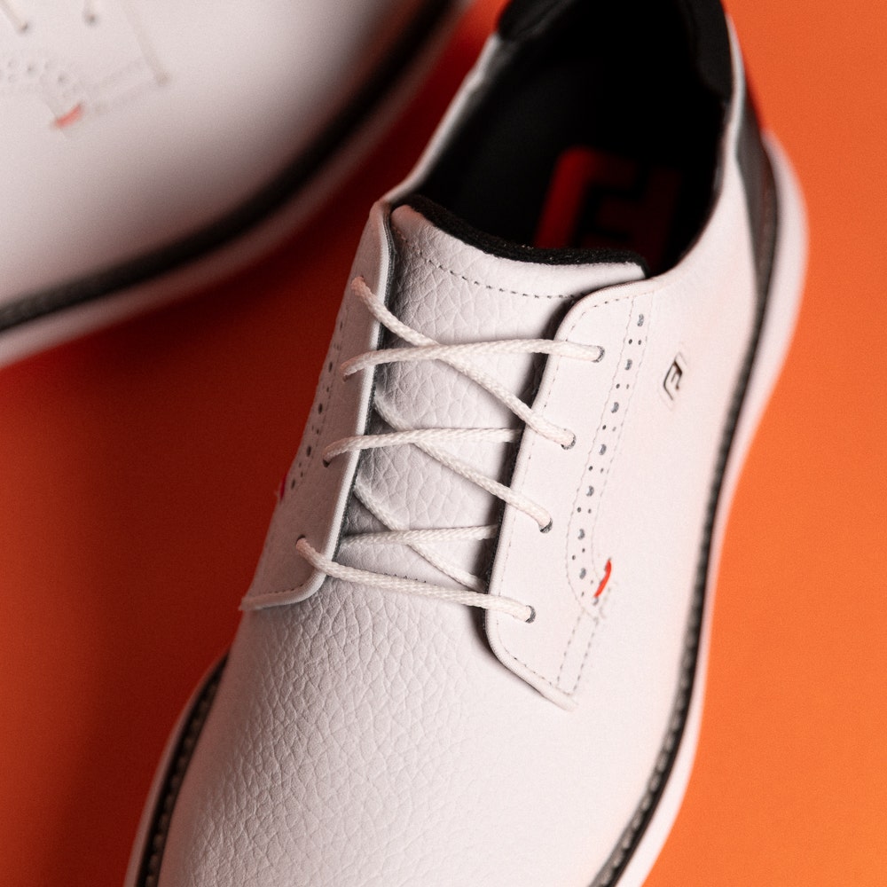 FootJoy Golf Shoes - FJ Traditions Blucher - White - Black Camo 2026