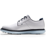 FootJoy Golf Shoes - FJ Traditions Blucher - White - Blue 2025