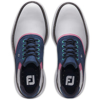FootJoy Golf Shoes - FJ Traditions - Navy - Pink LE 2025