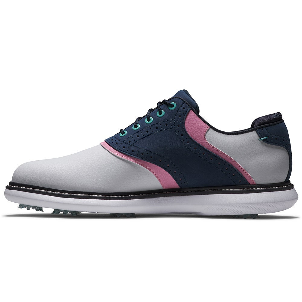 FootJoy Golf Shoes - FJ Traditions - Navy - Pink LE 2025