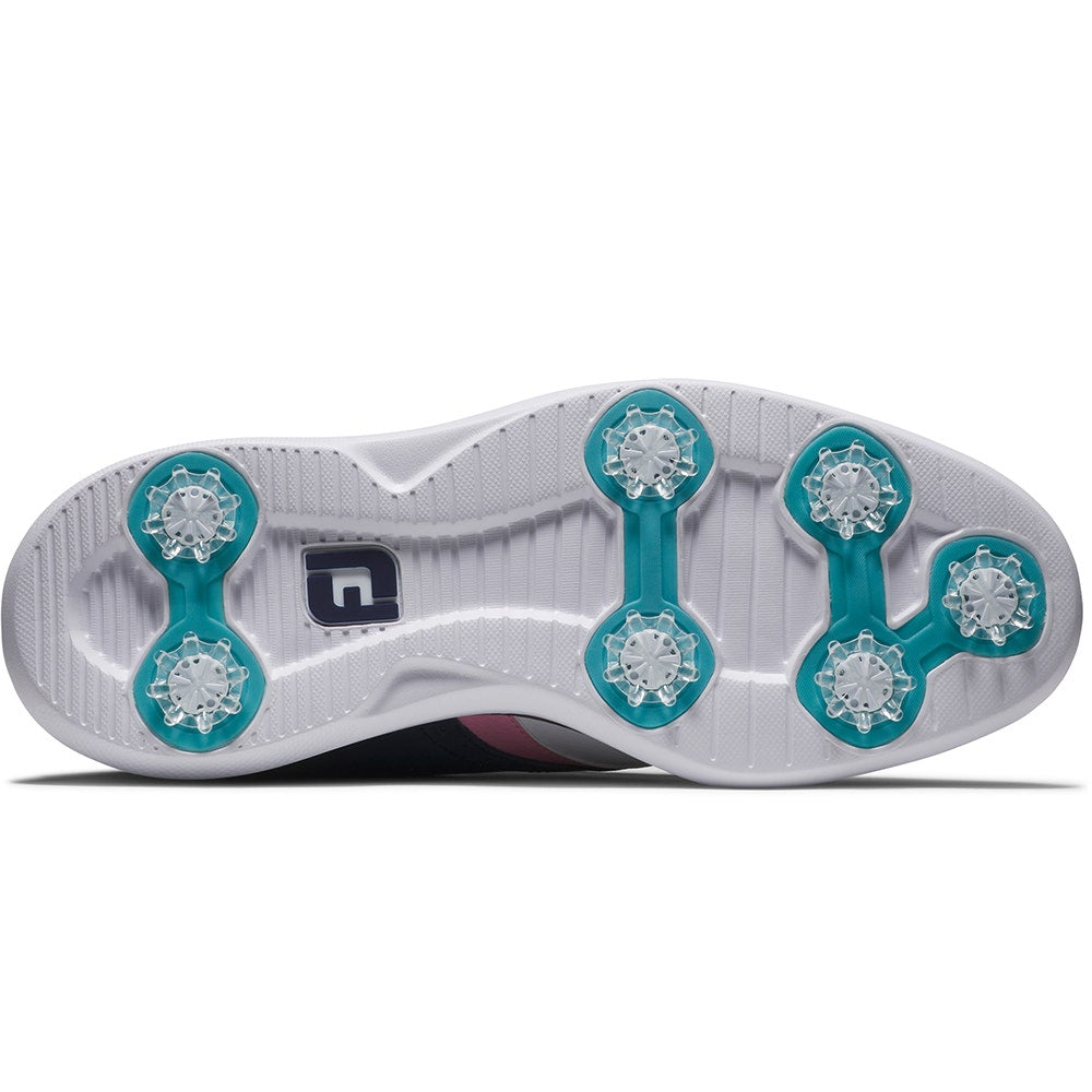 FootJoy Golf Shoes - FJ Traditions - Navy - Pink LE 2025