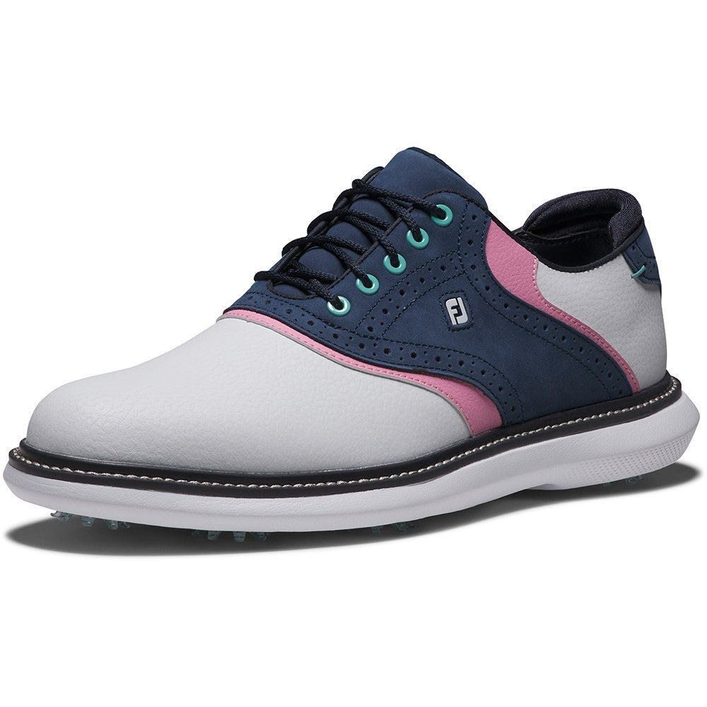 FootJoy Golf Shoes - FJ Traditions - Navy - Pink LE 2025