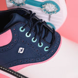 FootJoy Golf Shoes - FJ Traditions - Navy - Pink LE 2025