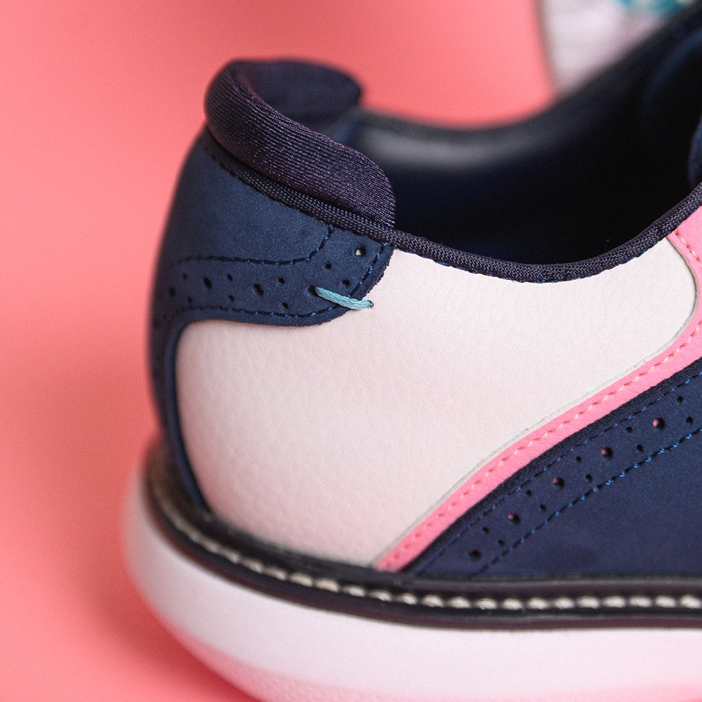 FootJoy Golf Shoes - FJ Traditions - Navy - Pink LE 2025