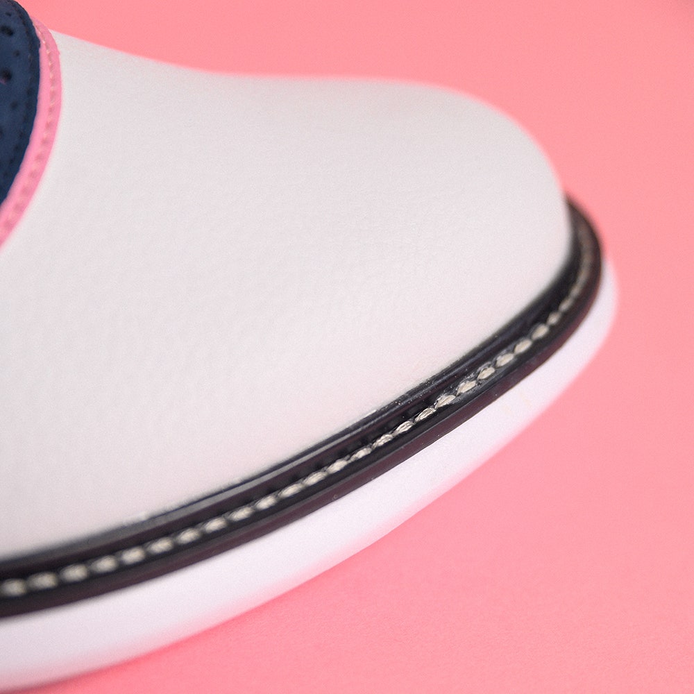 FootJoy Golf Shoes - FJ Traditions - Navy - Pink LE 2025