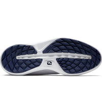 FootJoy Golf Shoes - FJ Traditions Spikeless - White - Navy 2025