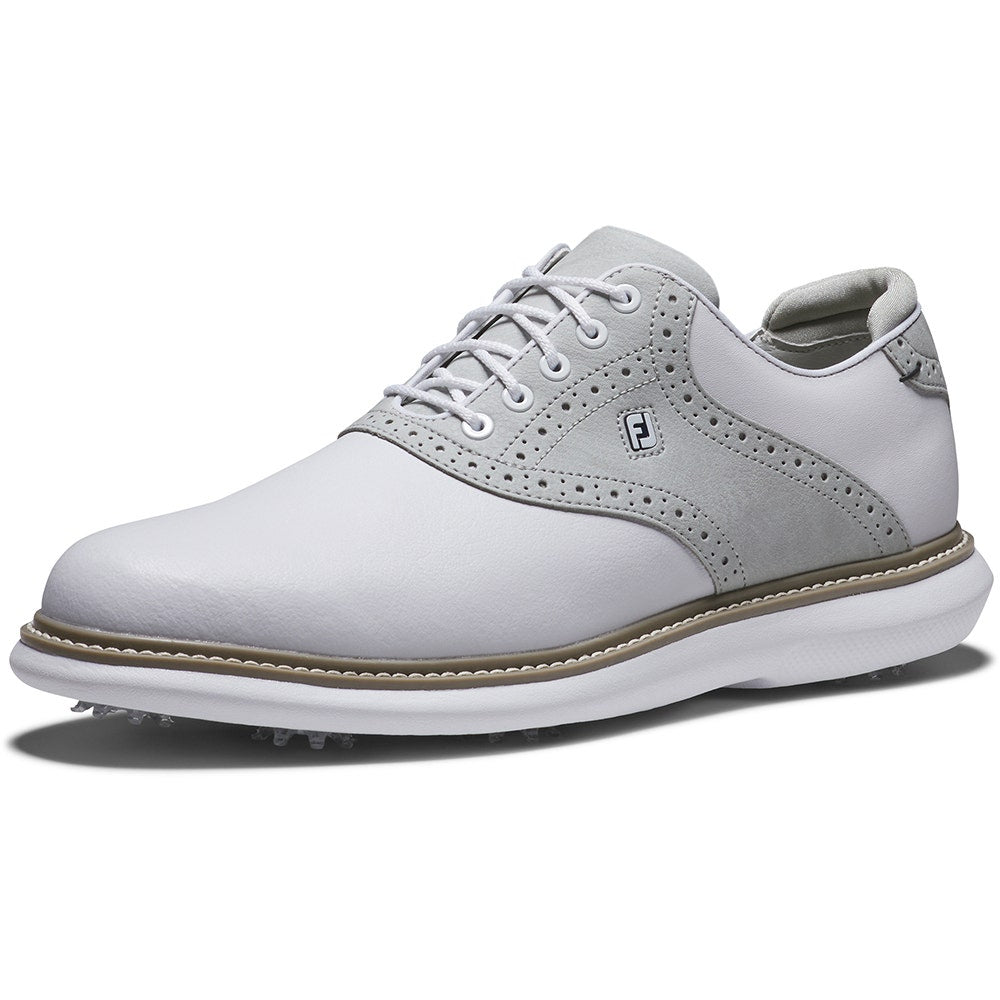 FootJoy Golf Shoes - FJ Traditions - White - Grey 2025