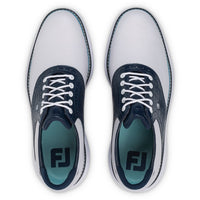 FootJoy Golf Shoes - FJ Traditions - White - Navy 2026