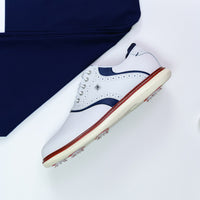 FootJoy Golf Shoes - FJ Traditions - White - Navy - Red LE 2025