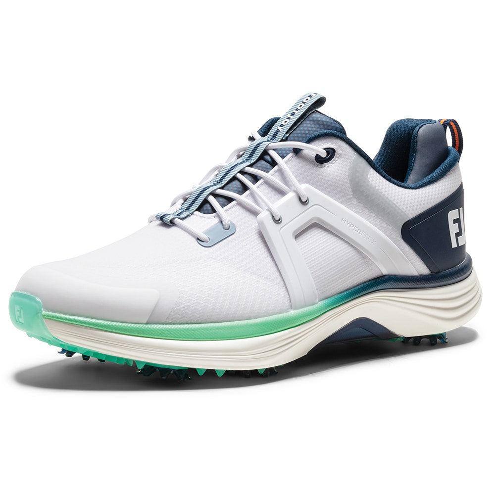 FootJoy Golf Shoes - Hyperflex - White - Navy - Green 2026