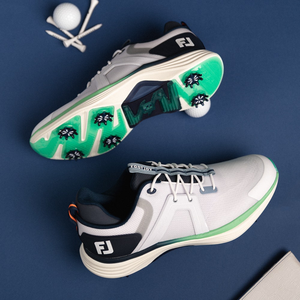 FootJoy Golf Shoes - Hyperflex - White - Navy - Green 2026