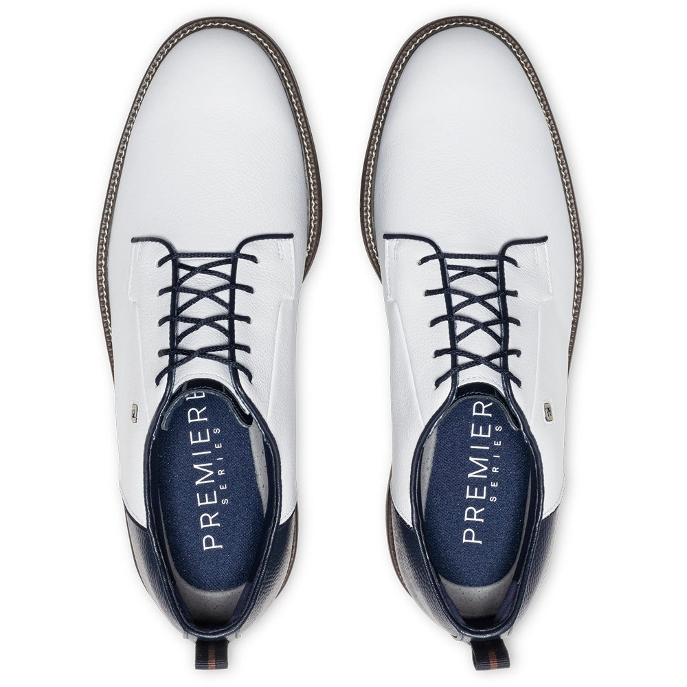 FootJoy Golf Shoes - Premiere Series Field LX - White - Navy 2025