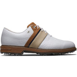 FootJoy Golf Shoes - Premiere Series Packard LX - White - Brown 2025