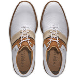 FootJoy Golf Shoes - Premiere Series Packard LX - White - Brown 2025