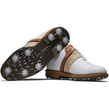 FootJoy Golf Shoes - Premiere Series Packard LX - White - Brown 2025