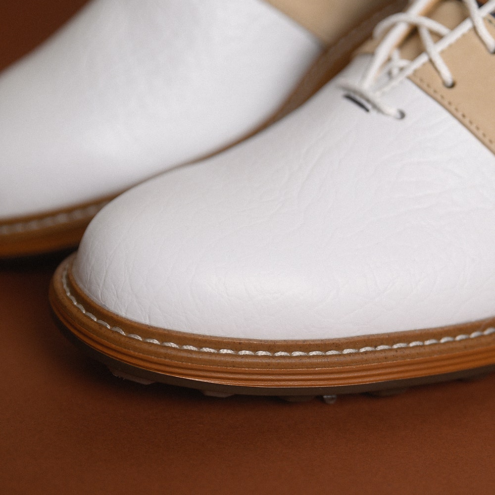 FootJoy Golf Shoes - Premiere Series Packard LX - White - Brown 2025