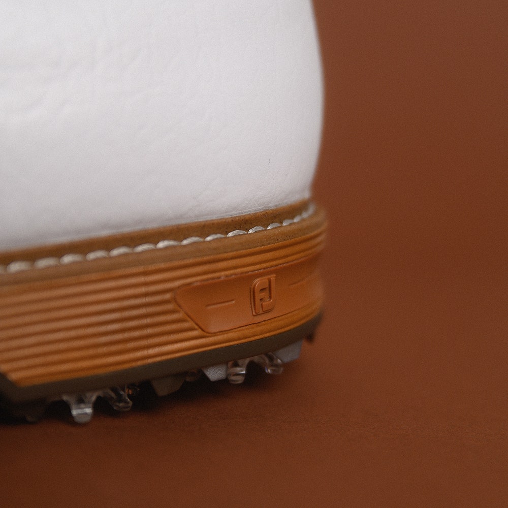 FootJoy Golf Shoes - Premiere Series Packard LX - White - Brown 2025