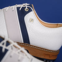 FootJoy Golf Shoes - Premiere Series Packard LX - White - Navy 2025