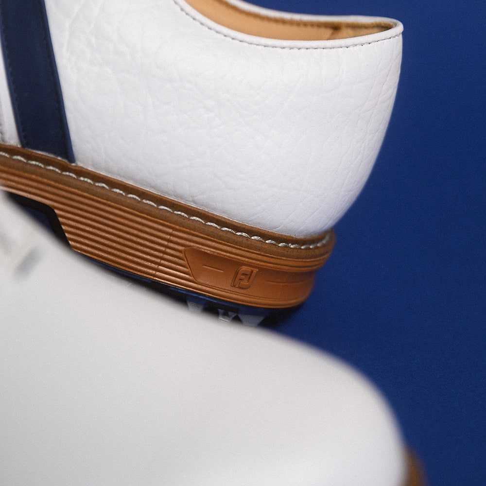 FootJoy Golf Shoes - Premiere Series Packard LX - White - Navy 2025