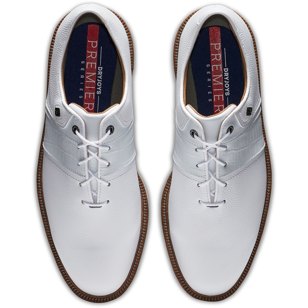 FootJoy Golf Shoes - Premiere Series Packard - White - Beige 2025