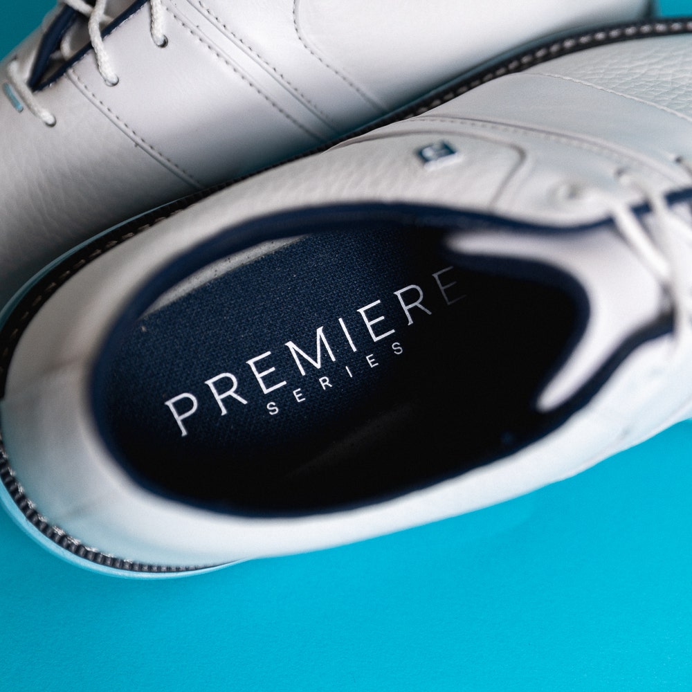 FootJoy Golf Shoes - Premiere Series Packard - White - Blue 2026