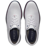 FootJoy Golf Shoes - Premiere Series Packard - White - Navy 2025