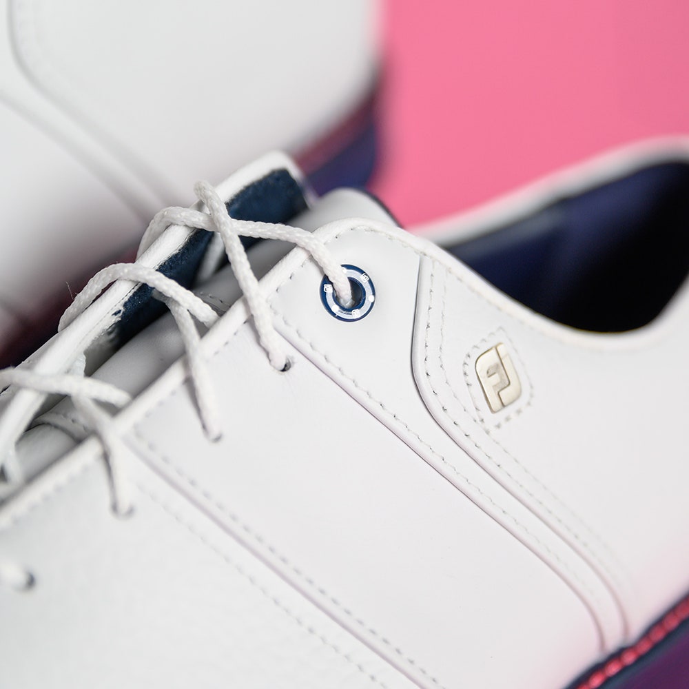 FootJoy Golf Shoes - Premiere Series Packard - White - Navy 2025