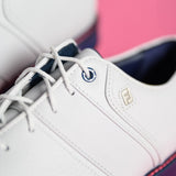 FootJoy Golf Shoes - Premiere Series Packard - White - Navy 2025