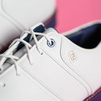 FootJoy Golf Shoes - Premiere Series Packard - White - Navy 2025