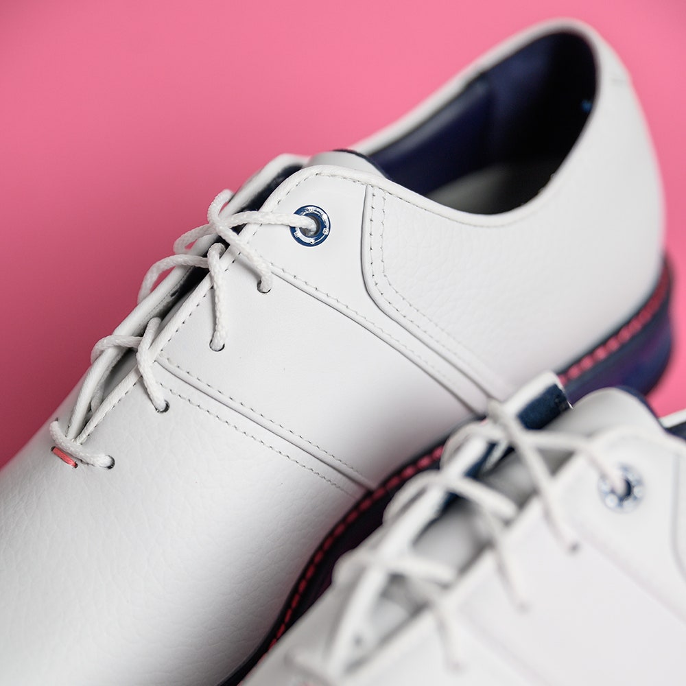 FootJoy Golf Shoes - Premiere Series Packard - White - Navy 2025