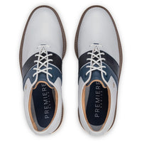 FootJoy Golf Shoes - Premiere Series Packard - White - Navy 2026
