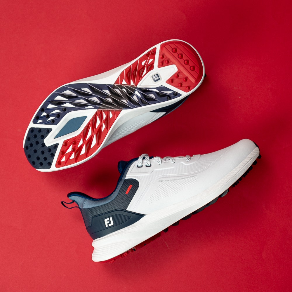 FootJoy Golf Shoes - Pro/SL - White - Blue 2026