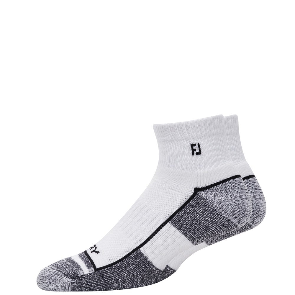FootJoy Golf Socks - Pro Dry Qtr - White 2026