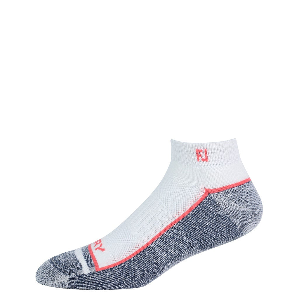 FootJoy Golf Socks - Pro Dry Sport - White - Red 2026