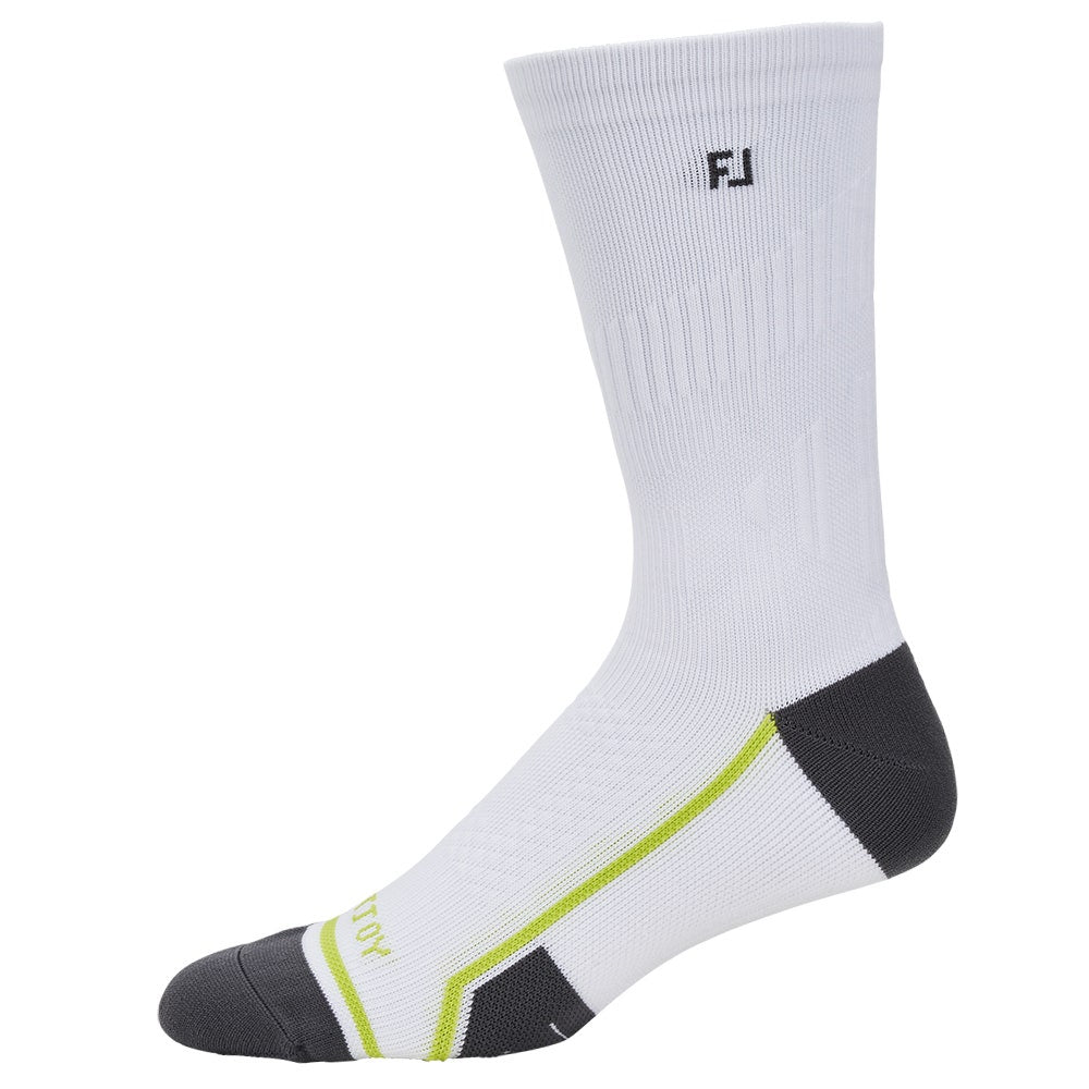 FootJoy Golf Socks - Tech Dry Crew - White 2025