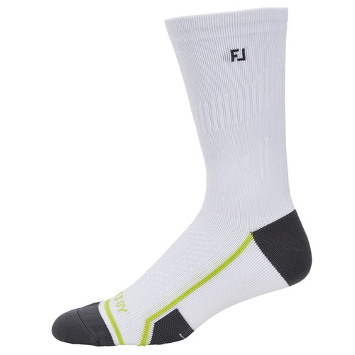 FootJoy Golf Socks - Tech Dry Crew - White 2025