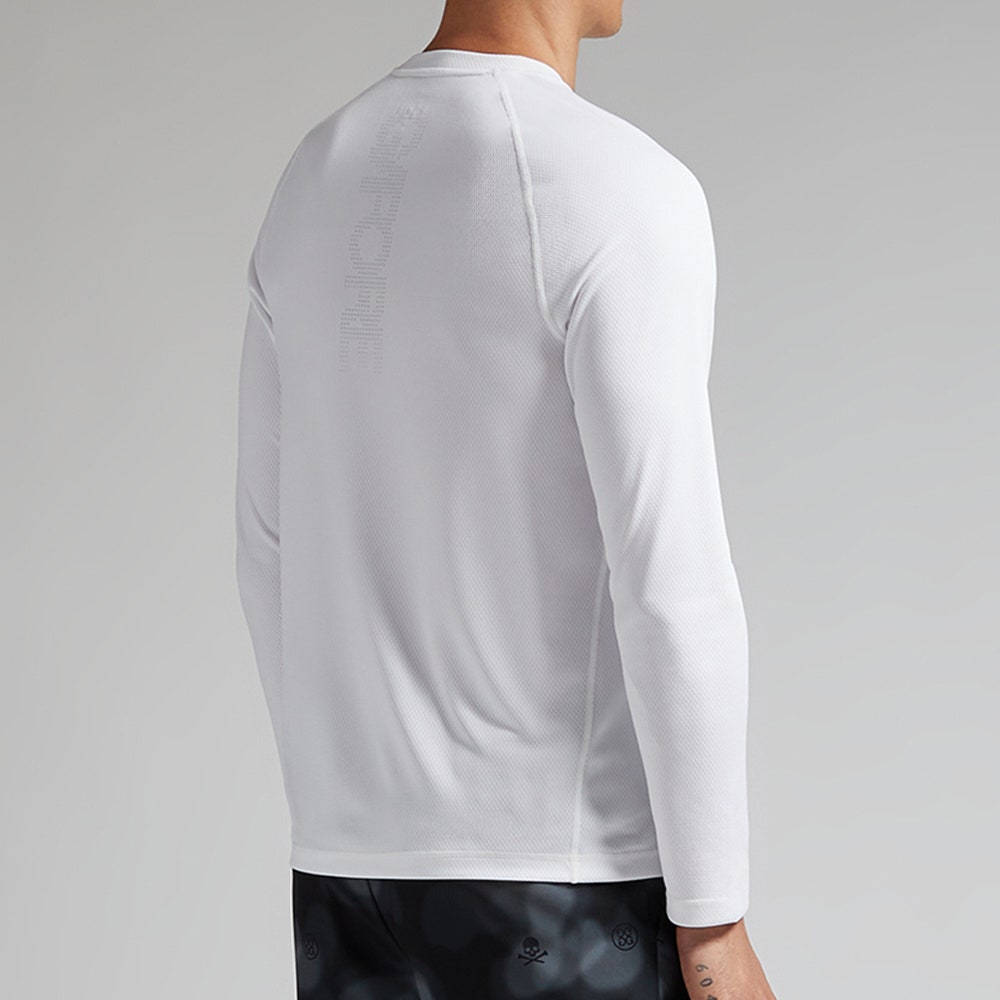 G/FORE Golf Base Layer - Links Honeycomb Crew - Snow SS26