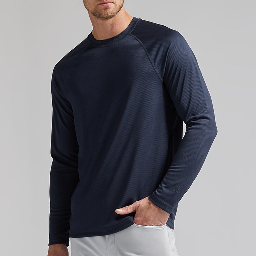 G/FORE Golf Base Layer - Links Honeycomb Crew - Twilight SS26
