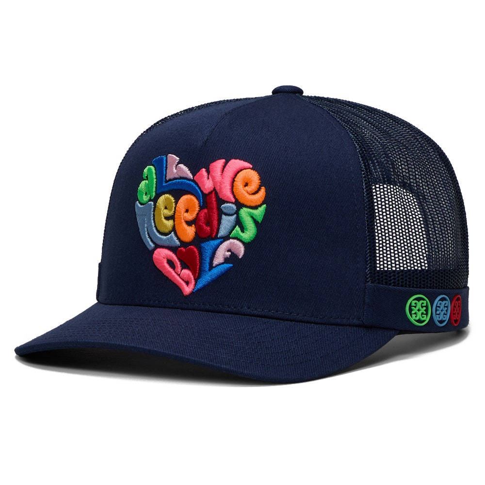 G/FORE Golf Cap - All We Need Is Golf Trucker - Twilight Multi FA25