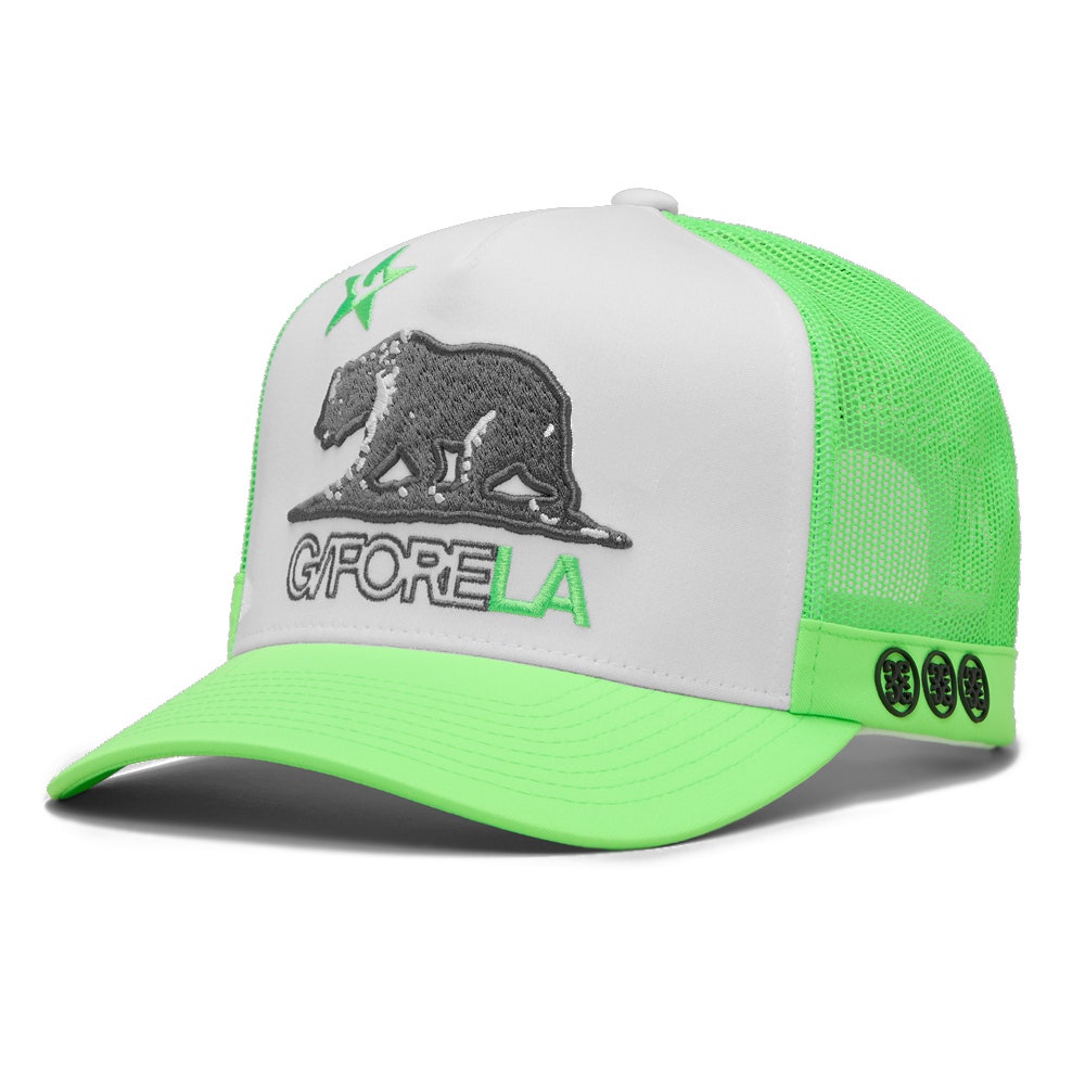G/FORE Golf Cap - Cali Bear Trucker - Gecko FA25