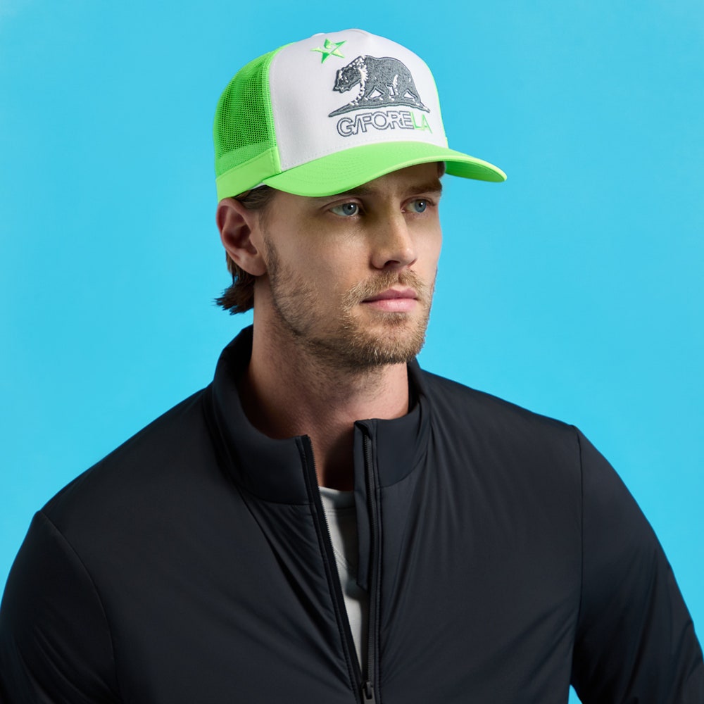 G/FORE Golf Cap - Cali Bear Trucker - Gecko FA25
