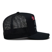 G/FORE Golf Cap - Cali Bear Trucker - Onyx - Knockout Pink FA25
