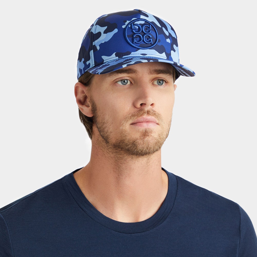 G/FORE Golf Cap - Camo Circle G'S Snapback - Space Blue Camo SS25